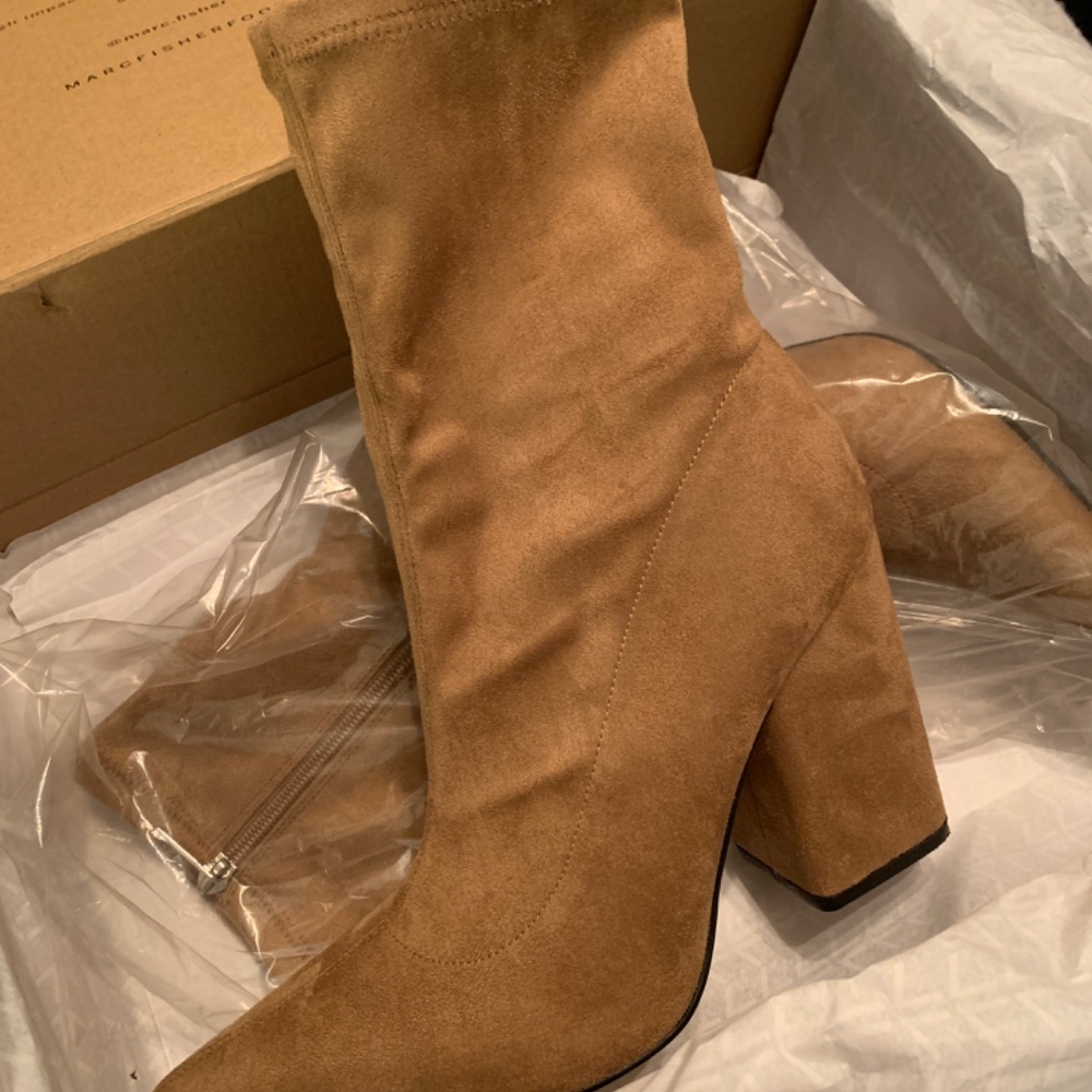 Tan Marc Fisher, Mid Boot - Picture 3 of 4